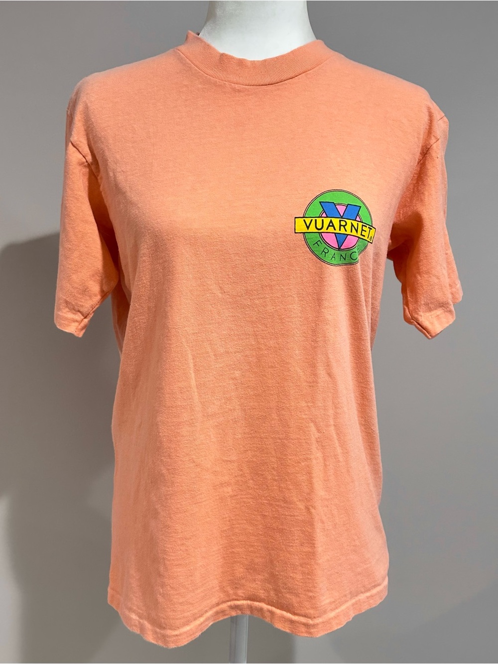 Vintage Vuarnet France Coral Graphic T-Shirt Size M Made in USA